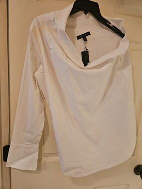 Brand New Banana Republic Ivory Cowl Neck Blouse